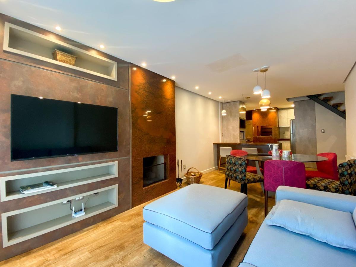 Duplex Com 03 Suites Em Gramado Exterior foto